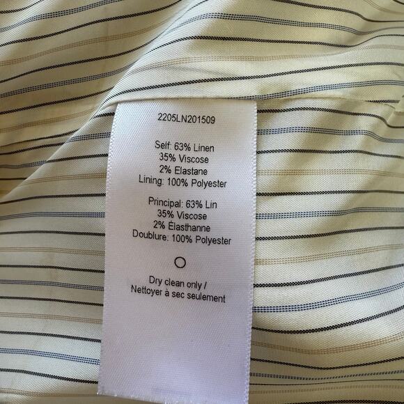 Veronica Beard Diego Linen Camel Double Breasted Dickey Blazer Jacket Sz 8 - Picture 12 of 13